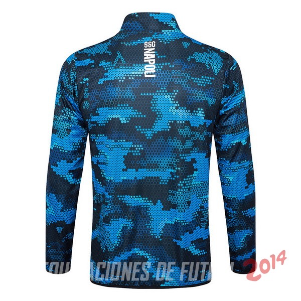 Ropa Deportiva Con Cremallera Larga Napoli 2024/2025 Azul
