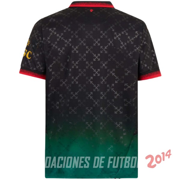 Tailandia Camiseta AC Milan 2024/2025 Fourth Negro Verde