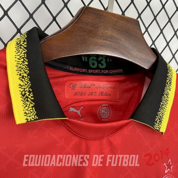 Tailandia Camiseta AC Milan 2024/2025 Fourth Rojo Verde