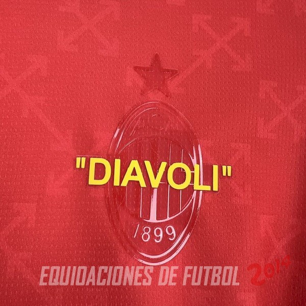 Tailandia Camiseta AC Milan 2024/2025 Fourth Rojo Verde