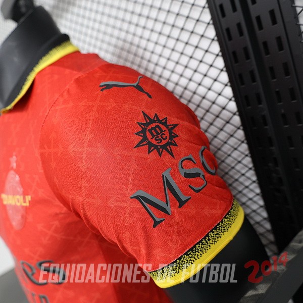 Tailandia Camiseta AC Milan Fourth Jugadores 2024/2025 Rojo Verde