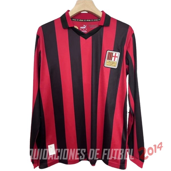 Tailandia Especial Camiseta Manga Larga AC Milan 2024/2025 Rojo