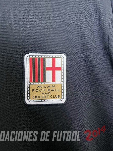 Tailandia Especial Portero Camiseta Manga Larga AC Milan 2024/2025 Negro