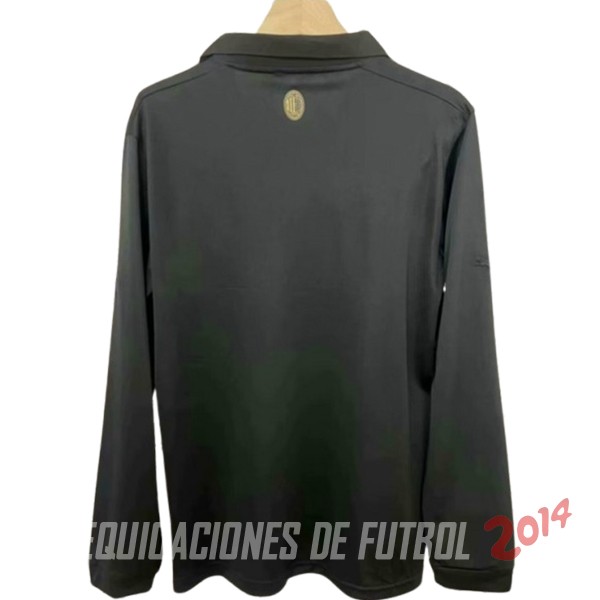 Tailandia Especial Portero Camiseta Manga Larga AC Milan 2024/2025 Negro