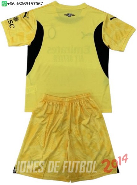 Camiseta Del Conjunto Completo AC Milan Ninos Portero 2024/2025 Amarillo
