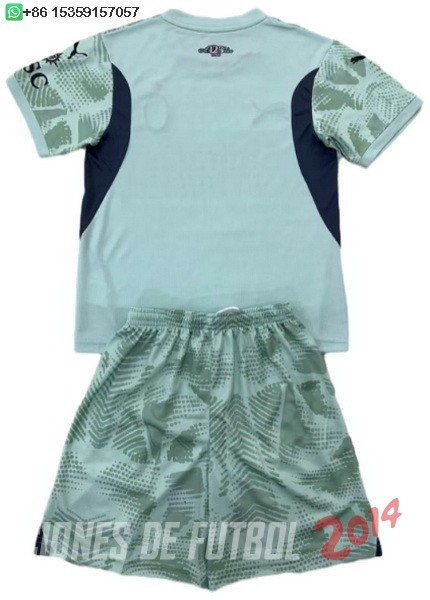 Camiseta Del Conjunto Completo AC Milan Ninos Portero 2024/2025 Verde