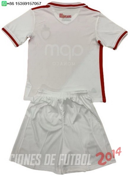 Camiseta Del Conjunto Completo AS Monaco Nino Primera 2024/2025