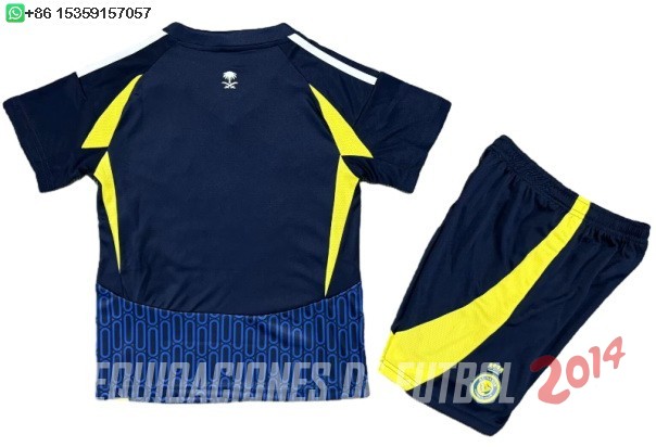 Camiseta Del Conjunto Completo Al Nassr Ninos Segunda 2024/2025