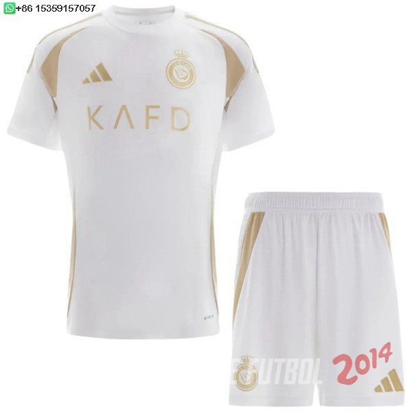 Camiseta Del Conjunto Completo Al Nassr Ninos Tercera 2024/2025