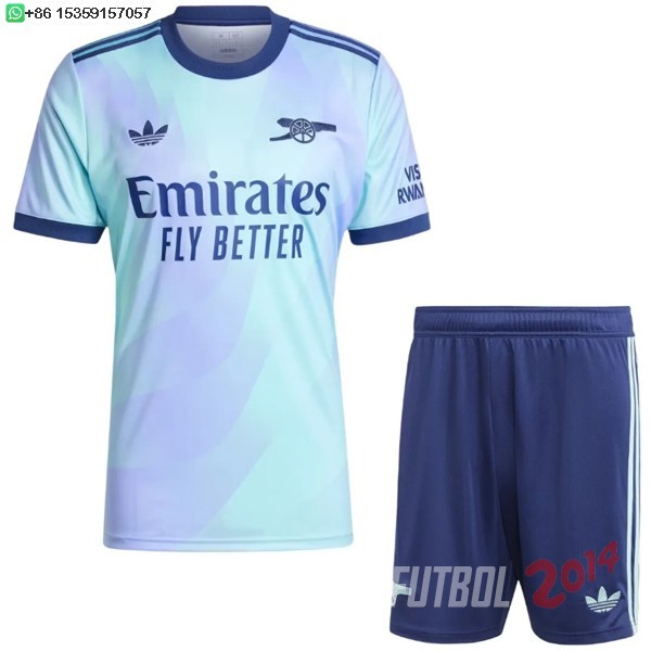 Camiseta Del Conjunto Completo Arsenal Ninos Tercera 2024/2025