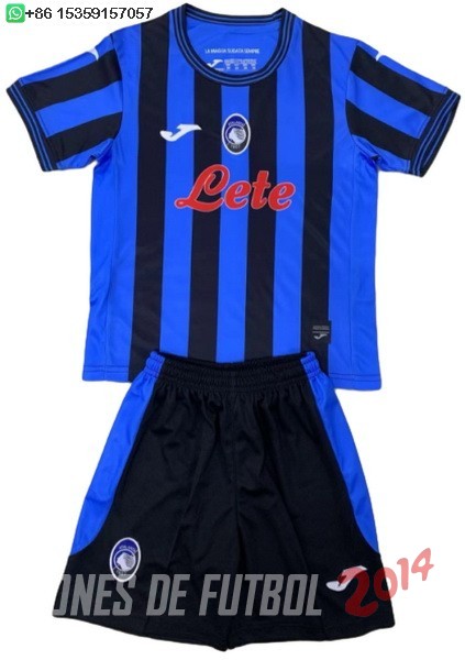 Camiseta Del Conjunto Completo Atalanta Nino Primera 2024/2025