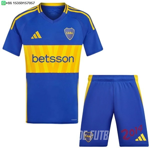 Camiseta Del Conjunto Completo Boca Juniors Nino Primera 2024/2025