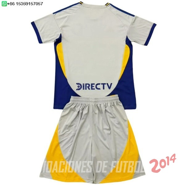 Camiseta Del Conjunto Completo Boca Juniors Ninos Concepto 2025/2026 Gris