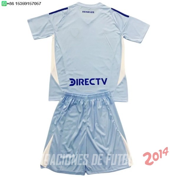 Camiseta Del Conjunto Completo Boca Juniors Ninos Portero 2024/2025 Azul