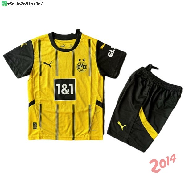 Camiseta Del Conjunto Completo Borussia Dortmund Nino Primera 2024/2025