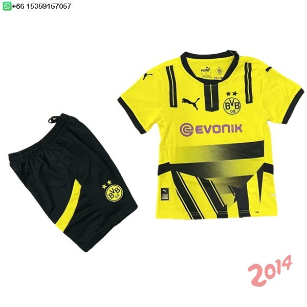 Camiseta Del Conjunto Completo Borussia Dortmund Ninos Especial 2024/2025 Amarillo
