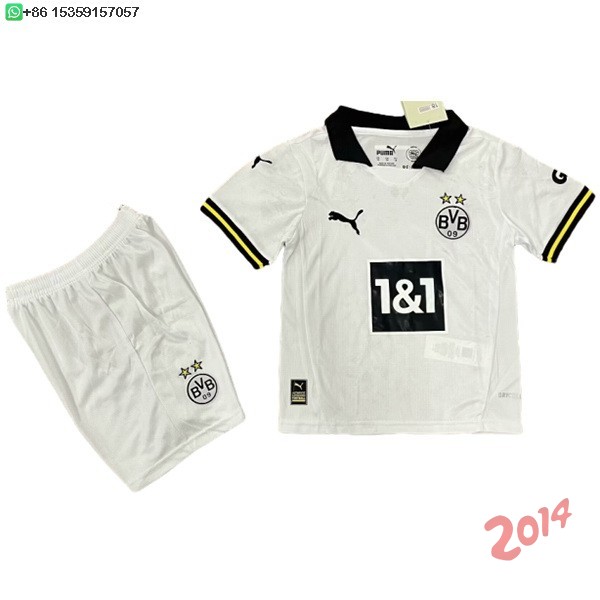 Camiseta Del Conjunto Completo Borussia Dortmund Ninos Tercera 2024/2025