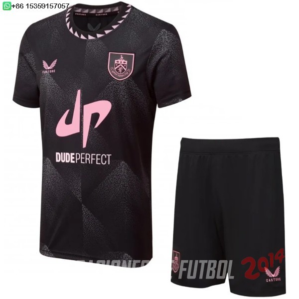 Camiseta Del Conjunto Completo Burnley Ninos Segunda 2024/2025