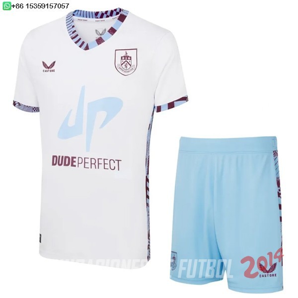 Camiseta Del Conjunto Completo Burnley Ninos Tercera 2024/2025