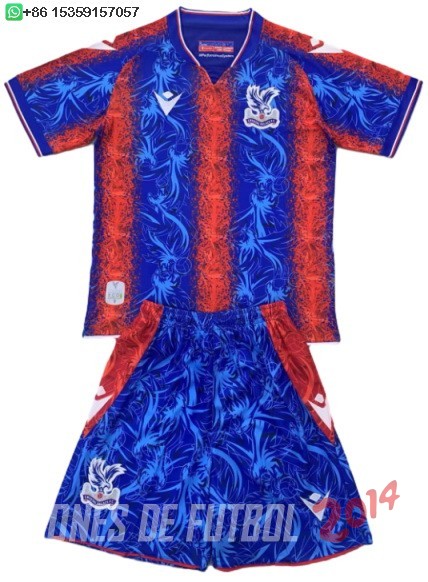 Camiseta Del Conjunto Completo Crystal Palace Nino Primera 2024/2025 I