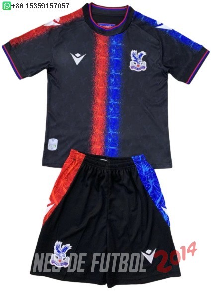 Camiseta Del Conjunto Completo Crystal Palace Ninos Segunda 2024/2025