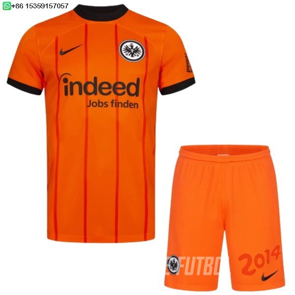 Camiseta Del Conjunto Completo Eintracht Frankfurt Ninos Tercera 2024/2025