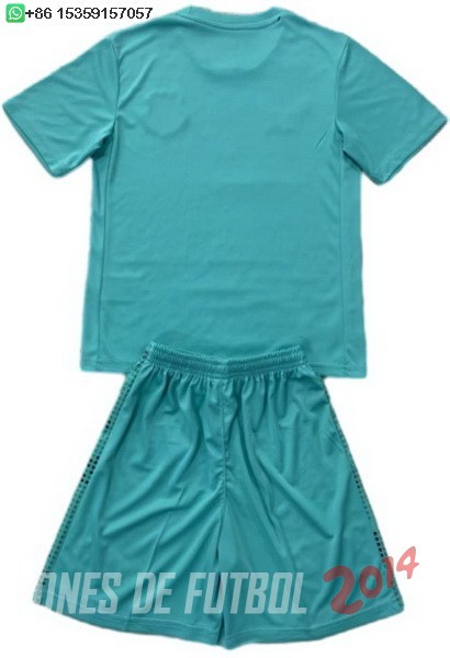 Camiseta Del Conjunto Completo Everton Ninos Portero 2024/2025 Azul
