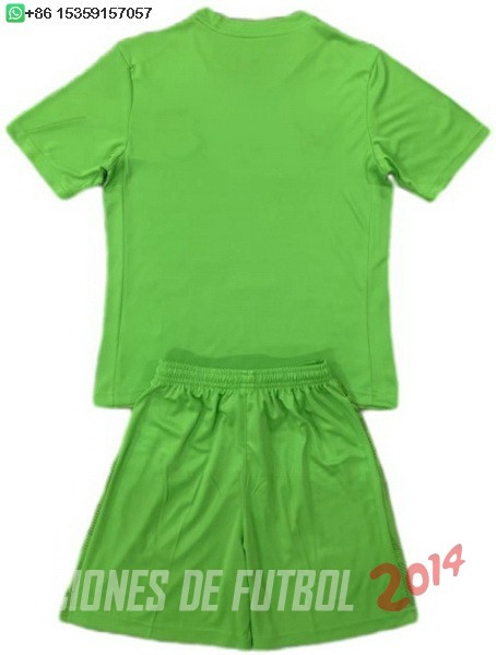 Camiseta Del Conjunto Completo Everton Ninos Portero 2024/2025 Verde