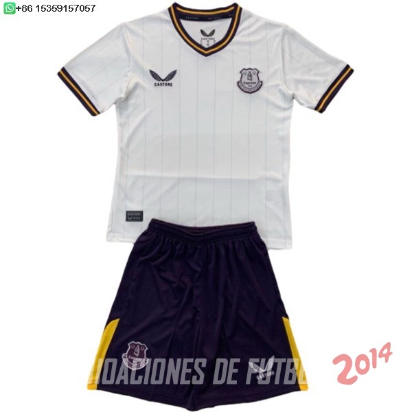 Camiseta Del Conjunto Completo Everton Ninos Tercera 2024/2025