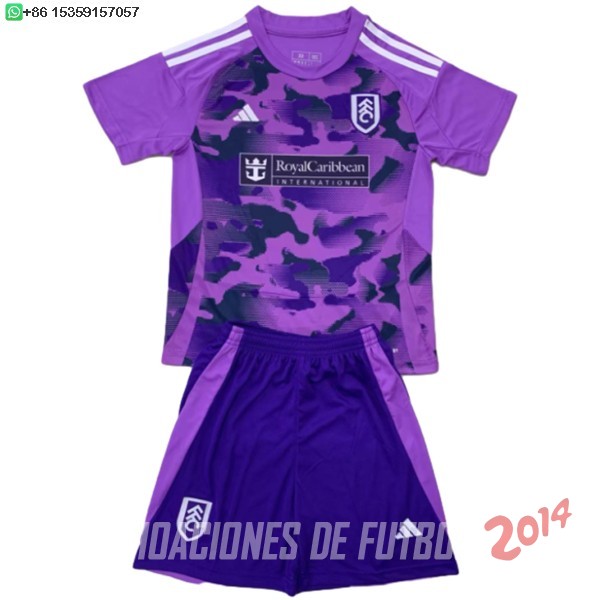 Camiseta Del Conjunto Completo Fulham Ninos Tercera 2024/2025