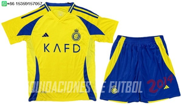 Camiseta Del Conjunto Completo Hombre Al Nassr Primera 2024/2025
