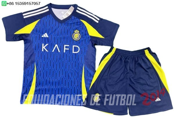 Camiseta Del Conjunto Completo Hombre Al Nassr Segunda 2024/2025