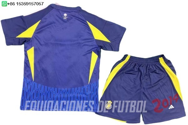 Camiseta Del Conjunto Completo Hombre Al Nassr Segunda 2024/2025