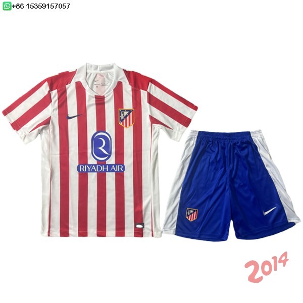 Camiseta Del Conjunto Completo Hombre Atletico Madrid Primera Concepto 2025/2026
