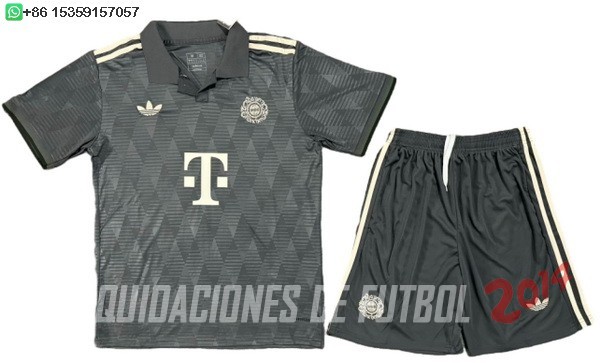 Camiseta Del Conjunto Completo Hombre Bayern Munich Especial 2024/2025 Gris