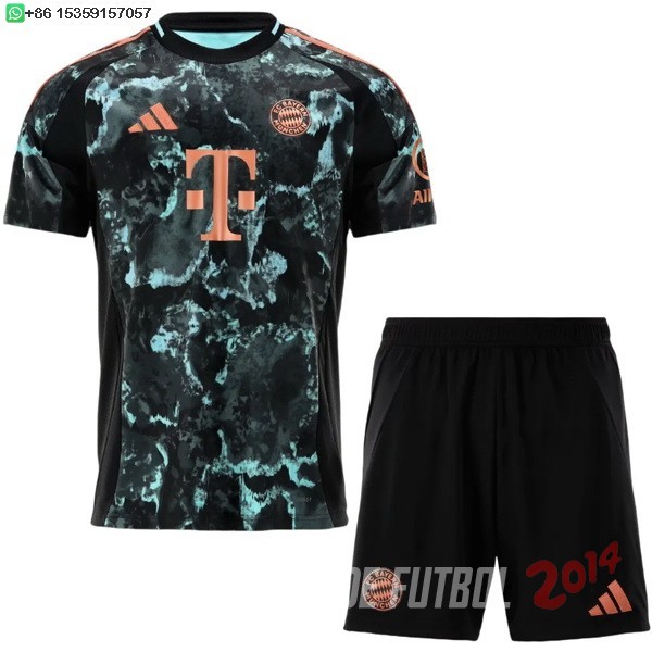 Camiseta Del Conjunto Completo Hombre Bayern Munich Segunda 2024/2025