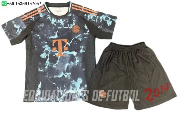 Camiseta Del Conjunto Completo Hombre Bayern Munich Segunda 2024/2025