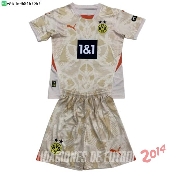 Camiseta Del Conjunto Completo Hombre Borussia Dortmund Portero 2024/2025 Amarillo
