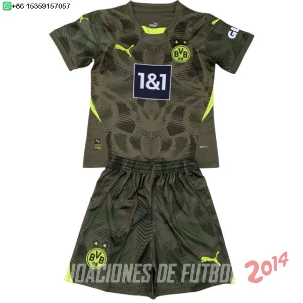 Camiseta Del Conjunto Completo Hombre Borussia Dortmund Portero 2024/2025 Verde