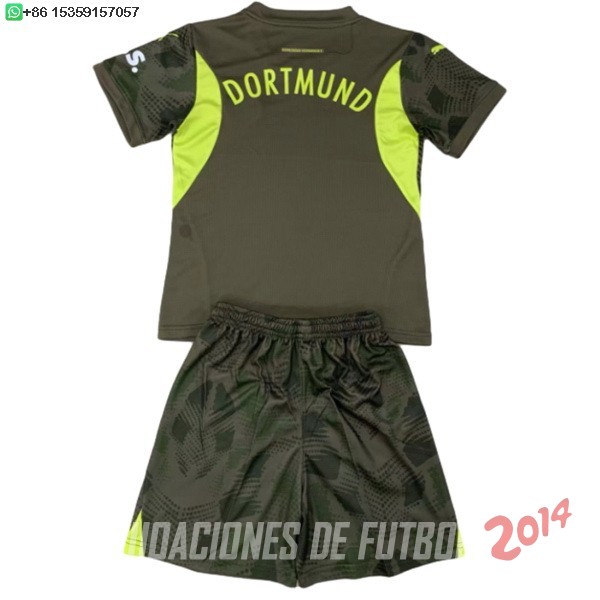 Camiseta Del Conjunto Completo Hombre Borussia Dortmund Portero 2024/2025 Verde