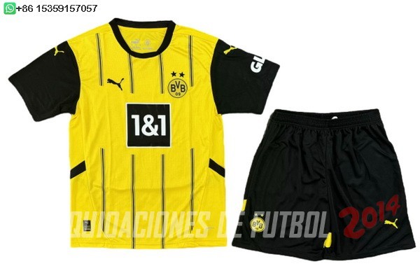 Camiseta Del Conjunto Completo Hombre Borussia Dortmund Primera 2024/2025