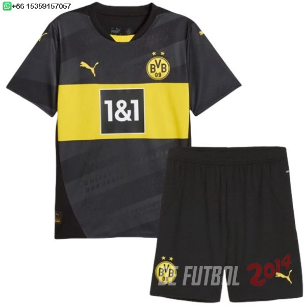 Camiseta Del Conjunto Completo Hombre Borussia Dortmund Segunda 2024/2025