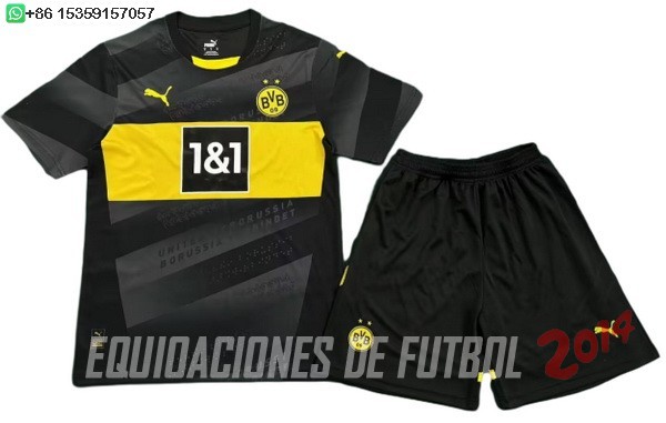 Camiseta Del Conjunto Completo Hombre Borussia Dortmund Segunda 2024/2025