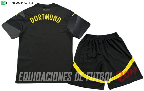 Camiseta Del Conjunto Completo Hombre Borussia Dortmund Segunda 2024/2025