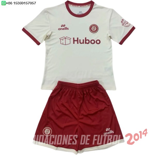 Camiseta Del Conjunto Completo Hombre Bristol City Segunda 2024/2025