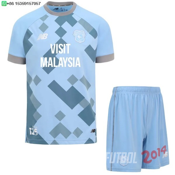 Camiseta Del Conjunto Completo Hombre Cardiff City Tercera 2024/2025