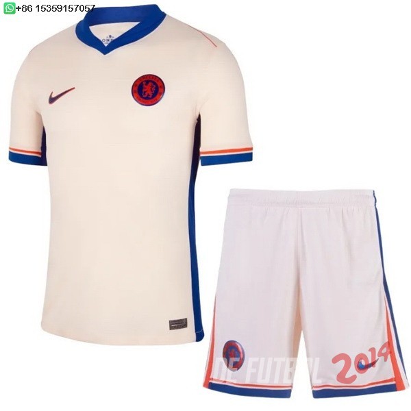 Camiseta Del Conjunto Completo Hombre Chelsea Segunda 2024/2025