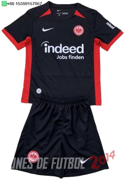 Camiseta Del Conjunto Completo Hombre Eintracht Frankfurt Segunda 2024/2025