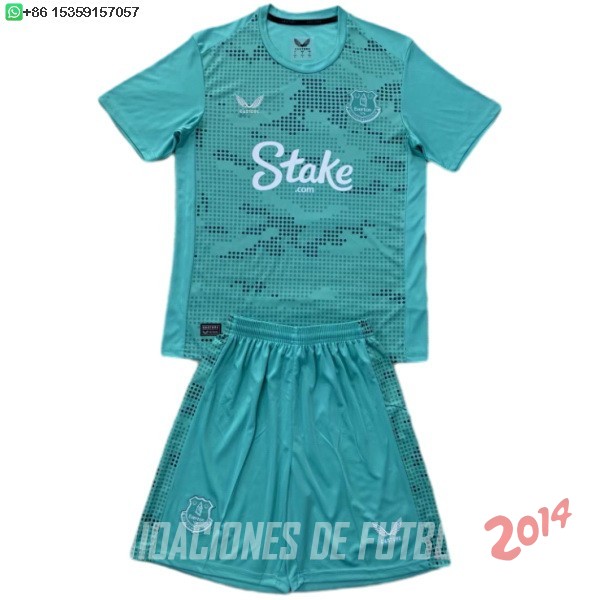 Camiseta Del Conjunto Completo Hombre Everton Portero 2024/2025 Azul