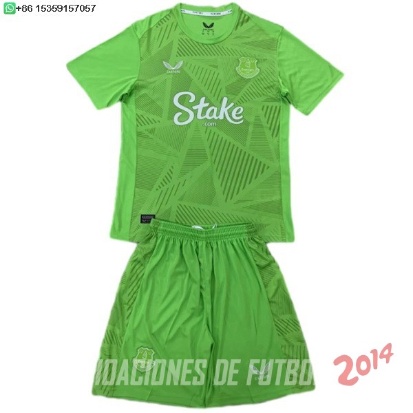 Camiseta Del Conjunto Completo Hombre Everton Portero 2024/2025 Verde